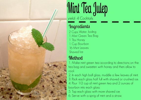 mint tea julep