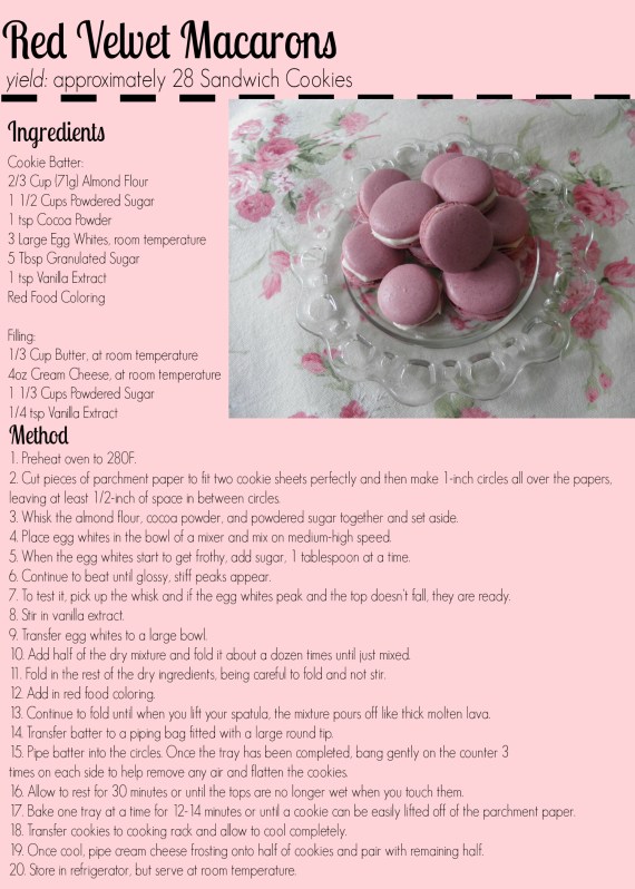 Red Velvet Macarons
