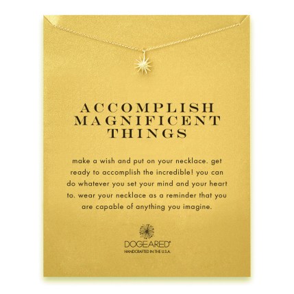 Accomplish Magnificent Things Dogeared